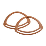 7" Oval Bag Handles - Light Brown