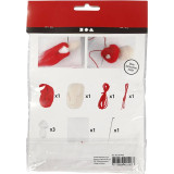 Mini Creative Kit - Christmas Toadstools on String