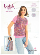 Cardigan & Tank Top in Stylecraft Batik Elements Swirl DK (10055) - PDF