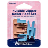 Invisible Zipper Roller Foot Set (5pcs)