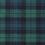 Cotton Tartan: Green & Navy - Per ½ Metre