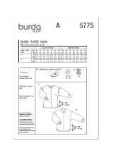 Ruffled Sleeve Blouses in Burda Misses' (5775)