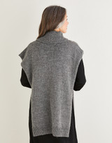 Women's Roll Neck Tunic in Sirdar Saltaire Aran (10182) - PDF