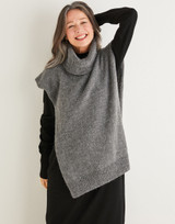 Women's Roll Neck Tunic in Sirdar Saltaire Aran (10182) - PDF