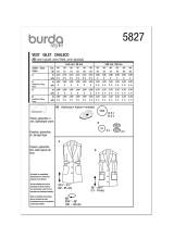 Long Button Vest w/Pockets in Burda Misses' (5827)