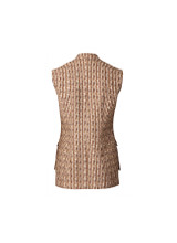 Long Button Vest w/Pockets in Burda Misses' (5827)