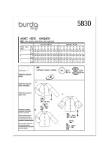 Women's Jacket in 3 Styles in Burda Misses' (5830)