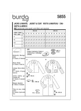 Jacket & Coat in Burda Misses' (5855)