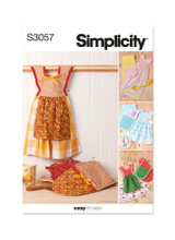 Upcycled Dish-Towel Apron in Simplicity (S3057)