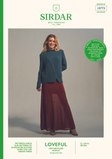 Ocean Currents Sweater in Sirdar Loveful 100% Recycled Acrylic DK (10773) - PDF