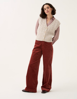 Moss Stitch Vest in Sirdar Loveful 100% Recycled Tweed Blend DK (10784) - PDF