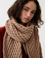 Lattice Scarf & Hat in Sirdar Loveful 100% Recycled Tweed Blend DK (10787) - PDF