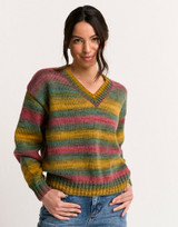 V Neck Jumper in Hayfield Spirit DK (10789) - PDF