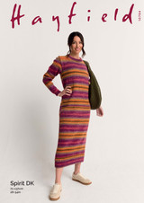 Sweater Dress in Hayfield Spirit DK (10794) - PDF