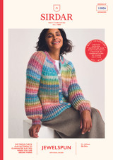 Metamorphic Cardigan in Sirdar Jewelspun w/Wool Chunky (10806) - PDF