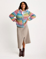 Metamorphic Cardigan in Sirdar Jewelspun w/Wool Chunky (10806) - PDF