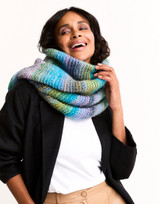 Strata Tie-Style Scarf in Sirdar Jewelspun w/Wool Chunky (10807) - PDF