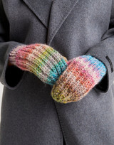 Marbled Hat & Mittens in Sirdar Jewelspun w/Wool Chunky (10808) - PDF