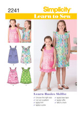 Learn to Sew Girl's Dresses in Simplicity Kids (S2241)