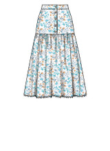 Halter Neck Top &High Waist Skirts in Simplicity Misses' (S9613)