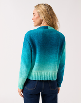 V Nice V Neck Cardigan in Sirdar Jewelspun Ombre Aran (10840) - PDF