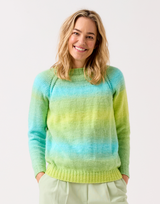 Round the Raglan Sweater in Sirdar Jewelspun Ombre Aran (10841) - PDF