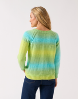 Round the Raglan Sweater in Sirdar Jewelspun Ombre Aran (10841) - PDF