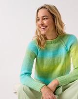 Round the Raglan Sweater in Sirdar Jewelspun Ombre Aran (10841) - PDF