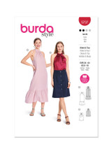 Halter Neck Dress & T-Shirt in Burda Misses' (5737)