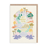 Greeting Card - Happy Birthday Tropical