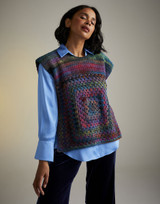 Twilight Terrace Tabard in Sirdar Jewelspun Aran (10728) - CROCHET