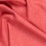 100% English Wool Tweed in Coral Herringbone - Per ¼ Metre