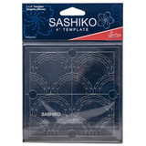Product image for 4" Sashiko Template: Seigaiha (Waves)
