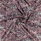 Animal Print Satin Polyester - Per ½ Metre