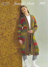 Product image for Cardigan in James C. Brett Aurora DK (JB848)