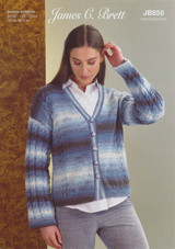 Product image for Cardigan in James C. Brett Aurora DK (JB850)