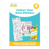Kids Colour Your Own Stickers - Princess