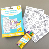 Kids Colour Your Own Stickers - Princess