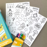 Kids Colour Your Own Stickers - Princess