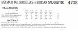 Product image for Mermaid Tail Snugglers in Sirdar Snuggly DK (4708)