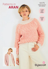 Sweaters & Cardigan in Stylecraft Serene & Grace Aran (10175) - PDF