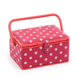 Medium Sewing Box - Red Spot