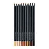 Faber Castell Black Edition Colour Pencils (12pcs) - Skin Tones