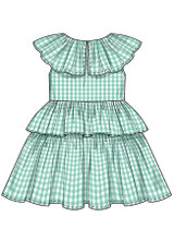 Layered Ruffle Dress in Simplicity Kids (S3078)