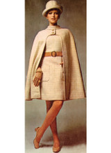 1960's Misses' Cape & Dress in Simplicity Vintage (S3084)
