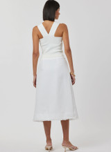 Wrap Skirt Variations w/Detachable 3D Flower in Simplicity Misses' (S3104)