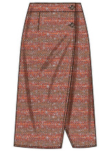 Wrap Skirt Variations w/Detachable 3D Flower in Simplicity Misses' (S3104)