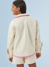 Jacket w/Dropped Shoulders, Pull-On Shorts & Pants w/Elasticated Waistband in Simplicity Kids (S3113)