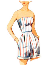 1950's Misses' Two Piece Playsuit in Simplicity Vintage (S3115)
