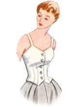 1950's Misses' Bolero Suit, Bodice & Four Gored Skirt in Simplicity Vintage (S3116)